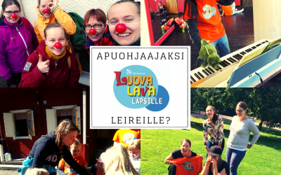 Apuohjaamaan Luova lava -leireille?