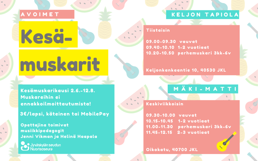 Avoimet kesämuskarit