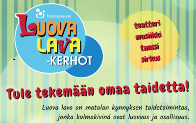 Syksyn Luova lava-ryhmät: teatteri, poplaulu ja ukulele