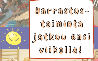 Tervetuloa taas harrastamaan Tapiolaan