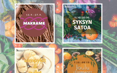 Kolmen kerran kurssit syksyllä