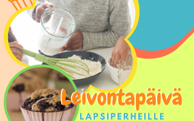 Perheiden leivontapäivä perjantaina 27.8.