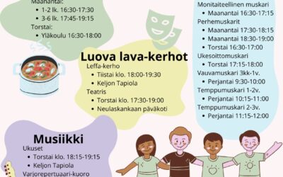 Harrastustoimintaa kevätkaudella 2024