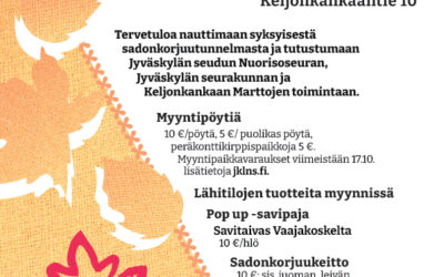 ✨Tervetuloa Kekri-markkinoille Keljon Tapiolaan pe 24.10.2025 klo 16-19 ✨ -Varaa myyntipaikkasi täältä!